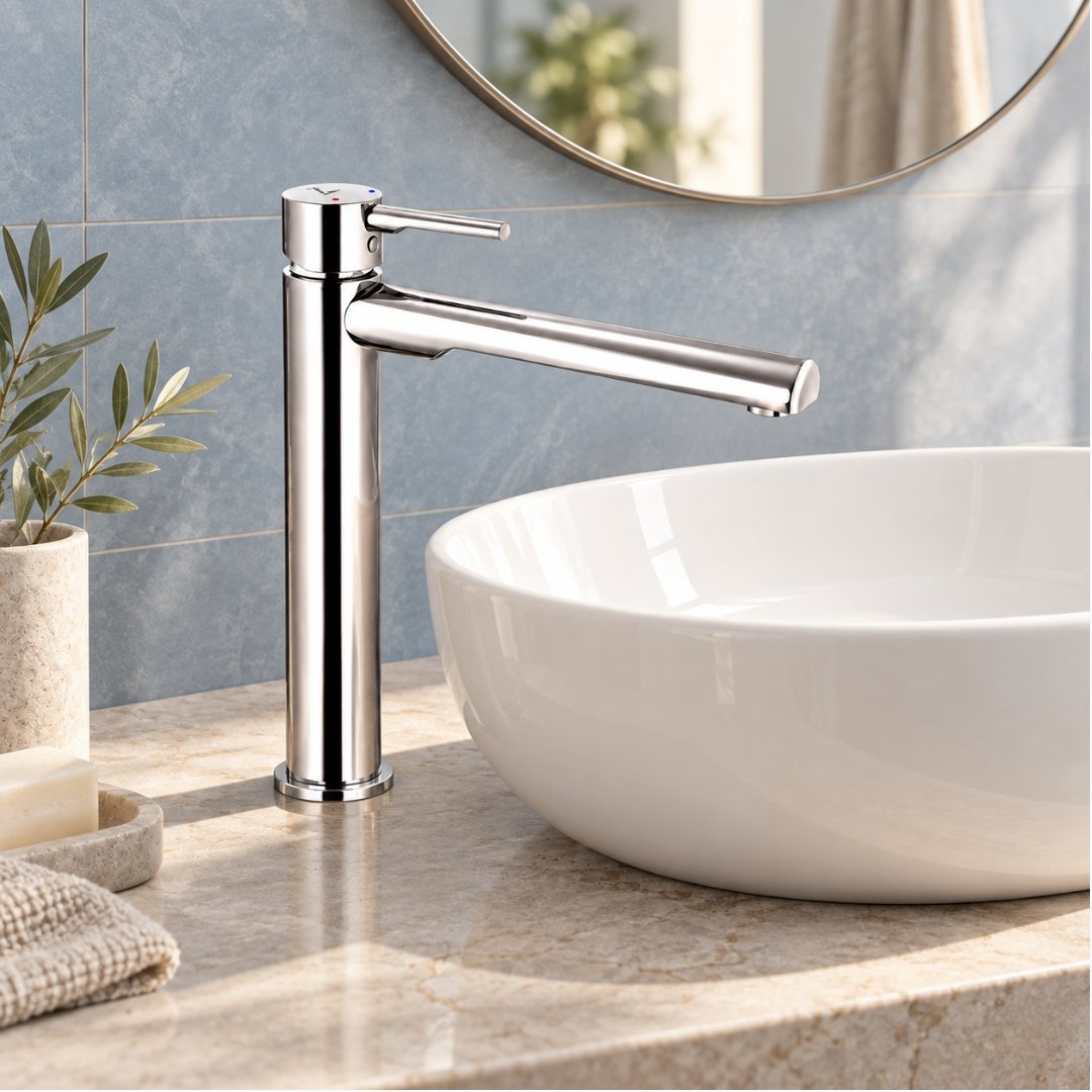 Jaquar JQ-FLP-CHR-5005BPM, single lever basin mixer